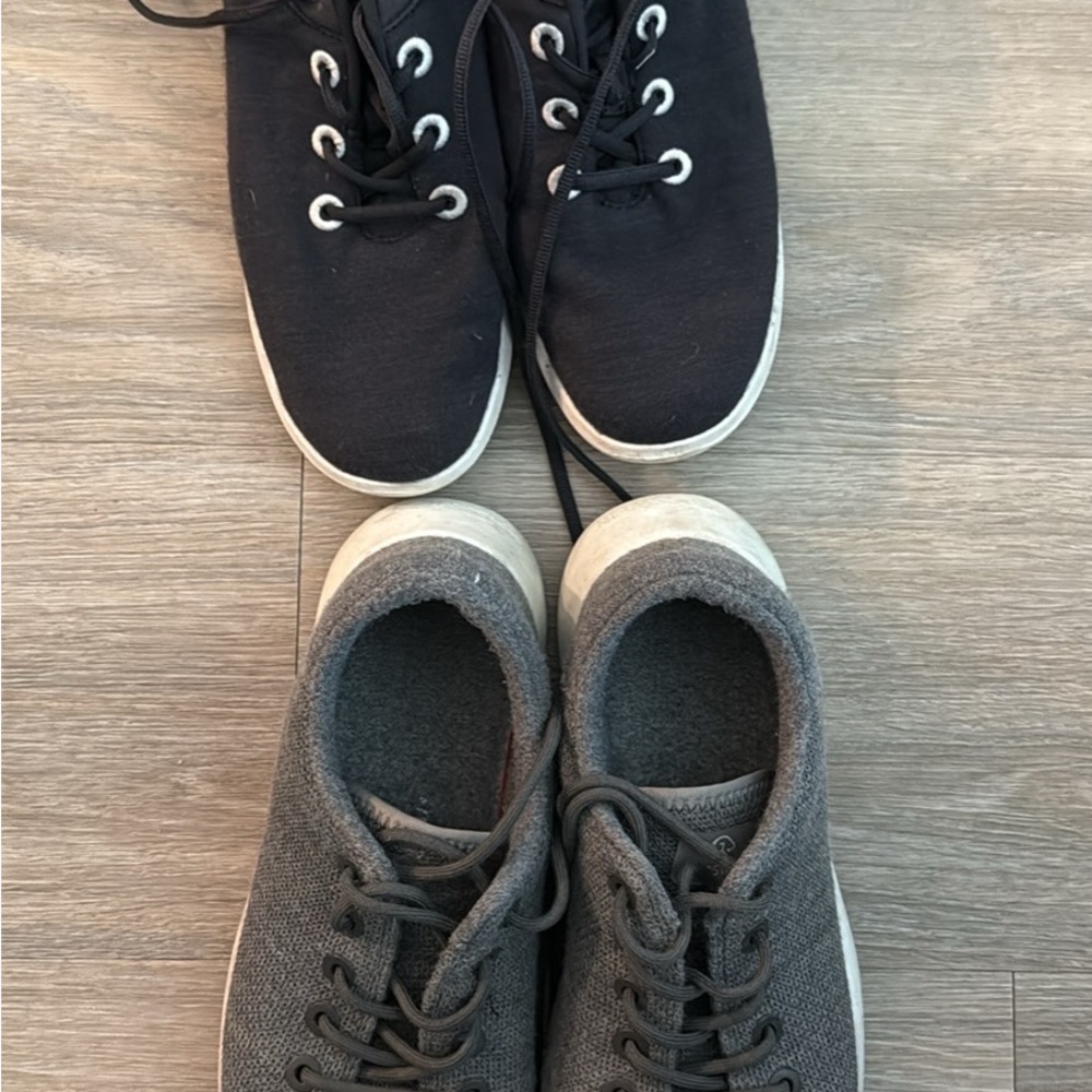 Stylish wool Black and Gray Sneakers